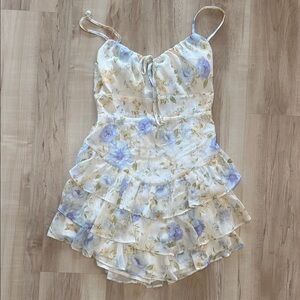 NEW Floral Ruffle Mini Dress